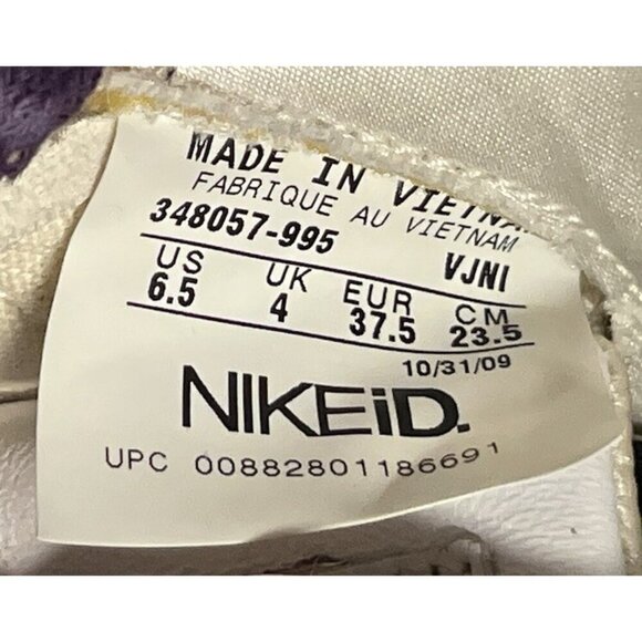 Nike Cortez Premium iD Custom Kansas State Wildcats Purple White Shoes Size 6.5 - Picture 13 of 13